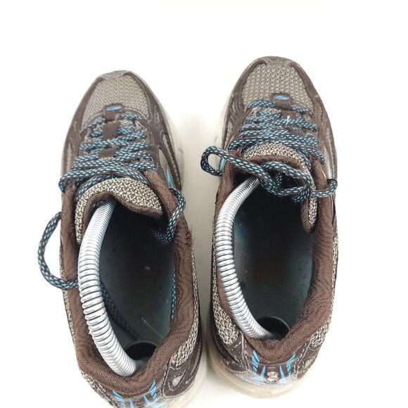 Brooks Cascadia 5 Women’s Trail Running Shoes Size 7.5 Brown Teal Blue - Picture 9 of 13